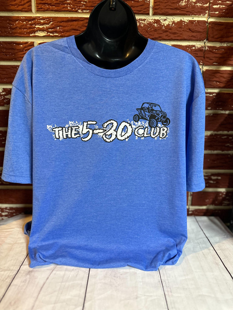 The 5-30 club SXS design (on back with original 5-30 club design on front)