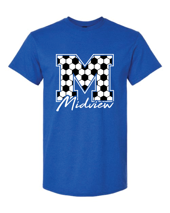 Midview Soccer "M" design tshirt
