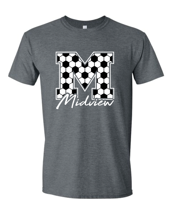 Midview Soccer "M" design tshirt