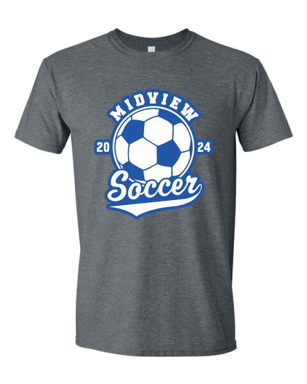 Midvew soccer Soccer ball design tshirt