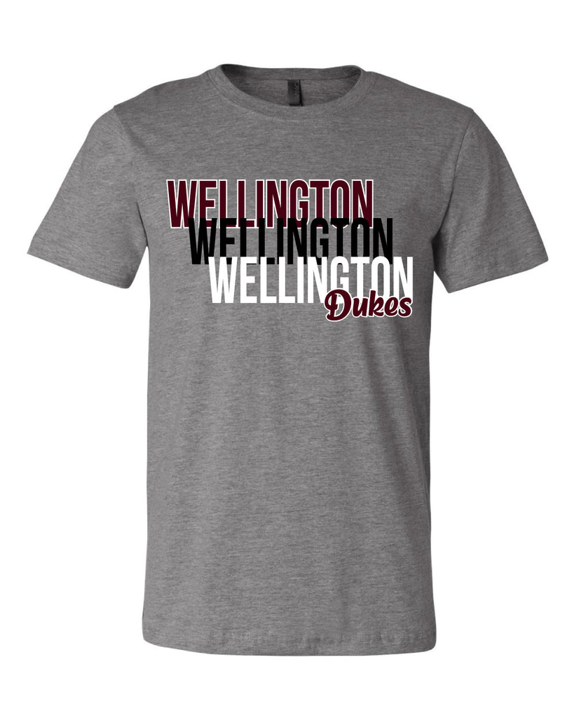 Maroon Black and White Wellington