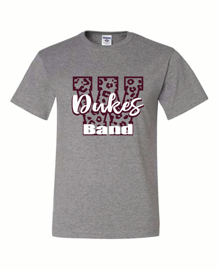 W Dukes Band on Gray