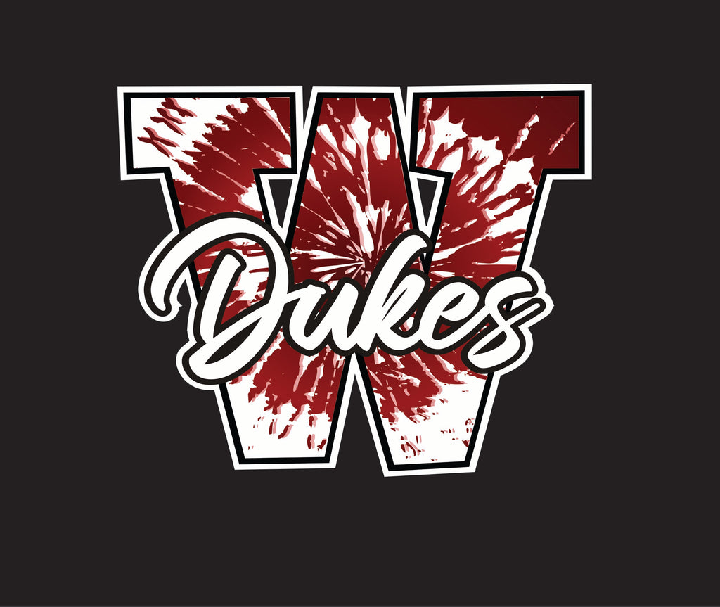 Wellington Tie Dye W on black