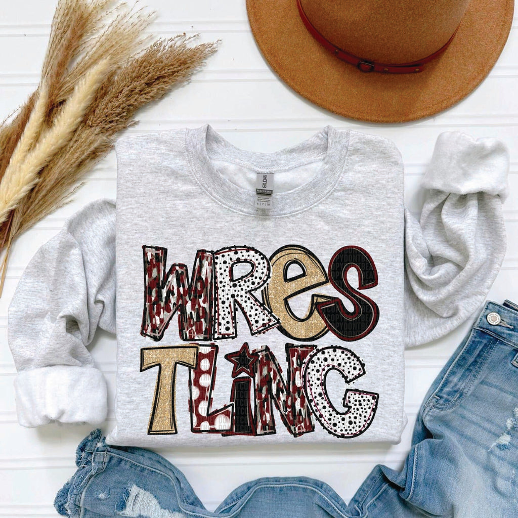 Wreslting cutesy font