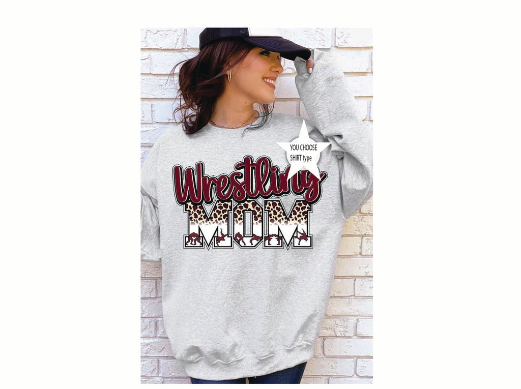 Wreslting mom with leopard