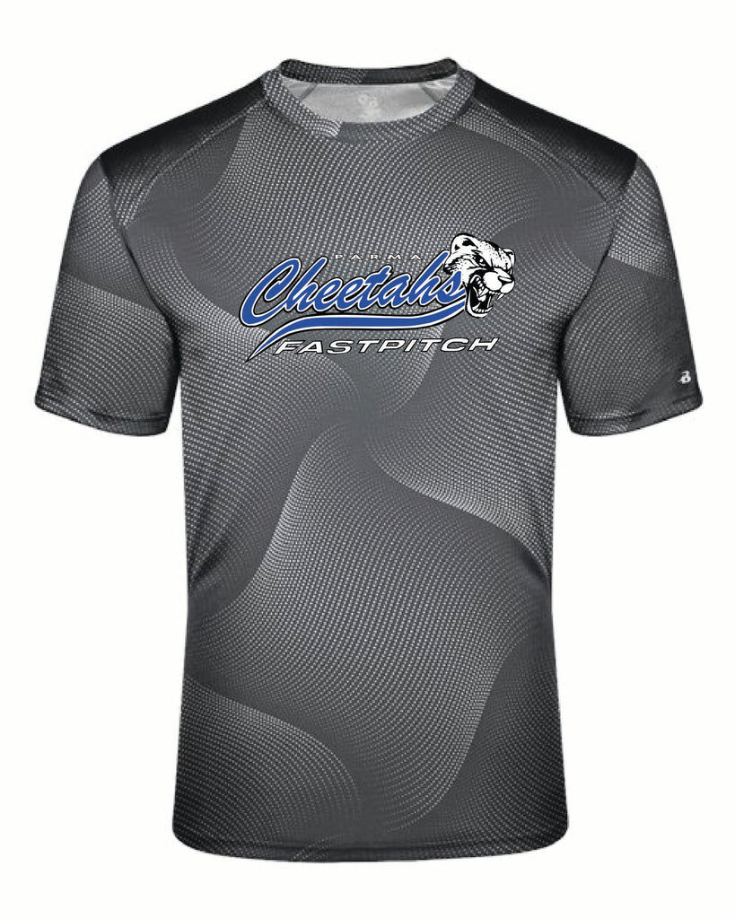 Cheetahs Fastpitch Warp tshirt