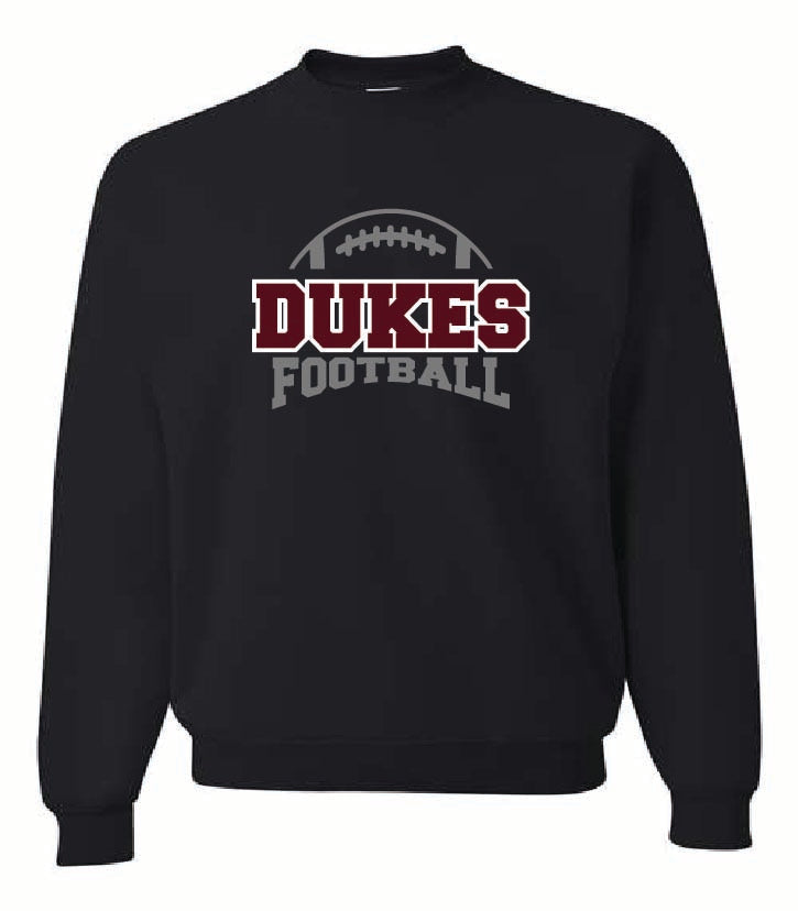 Dukes Football 2025 on BLACK