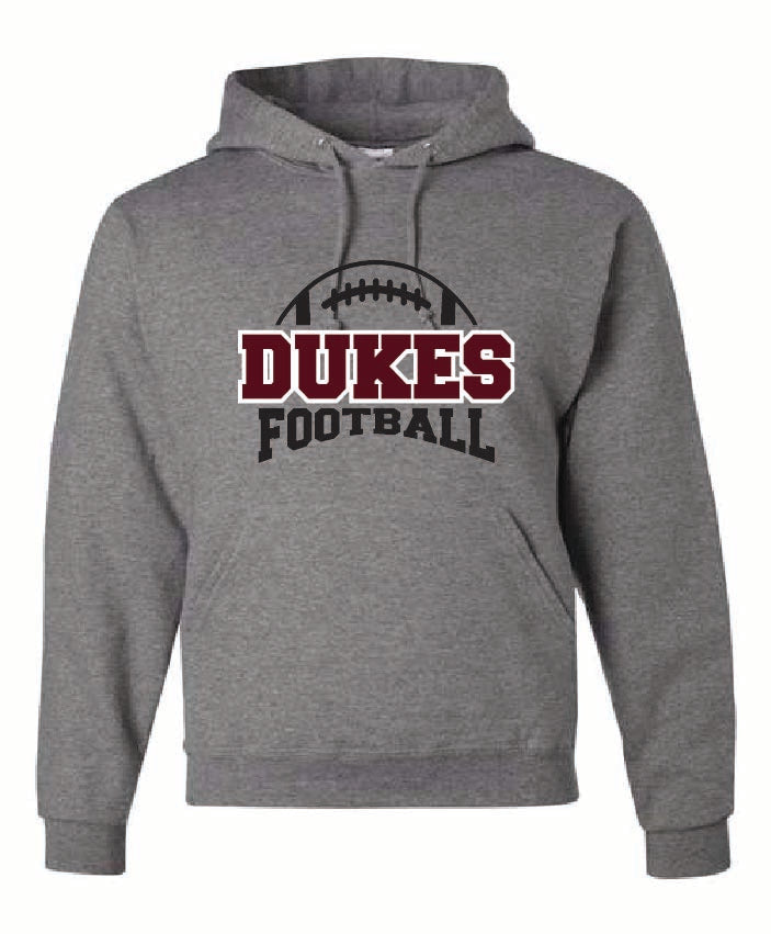 Dukes Football 2025 on gray