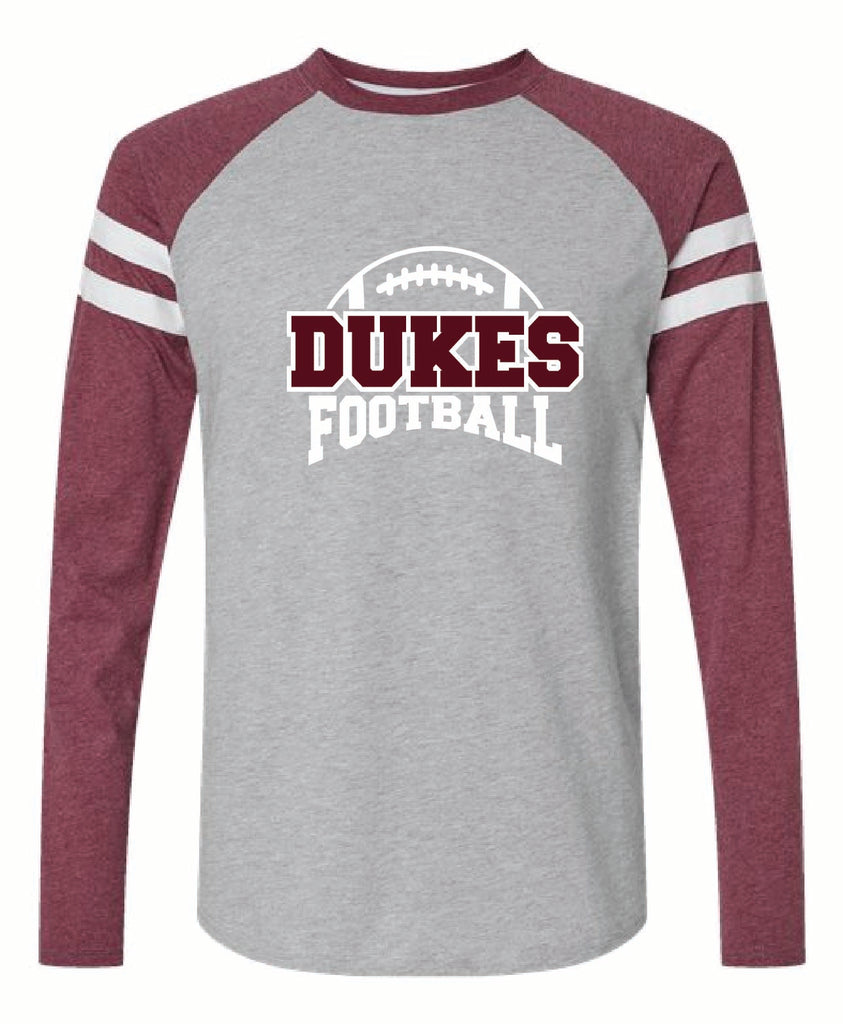 Dukes Football Raglan