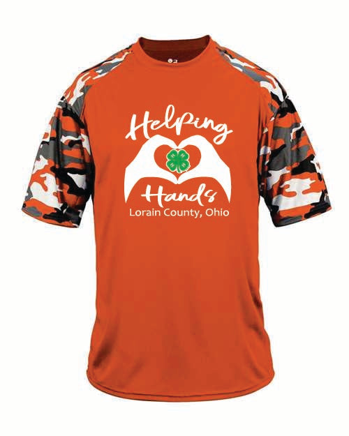 Helping Hands Camo tshirt