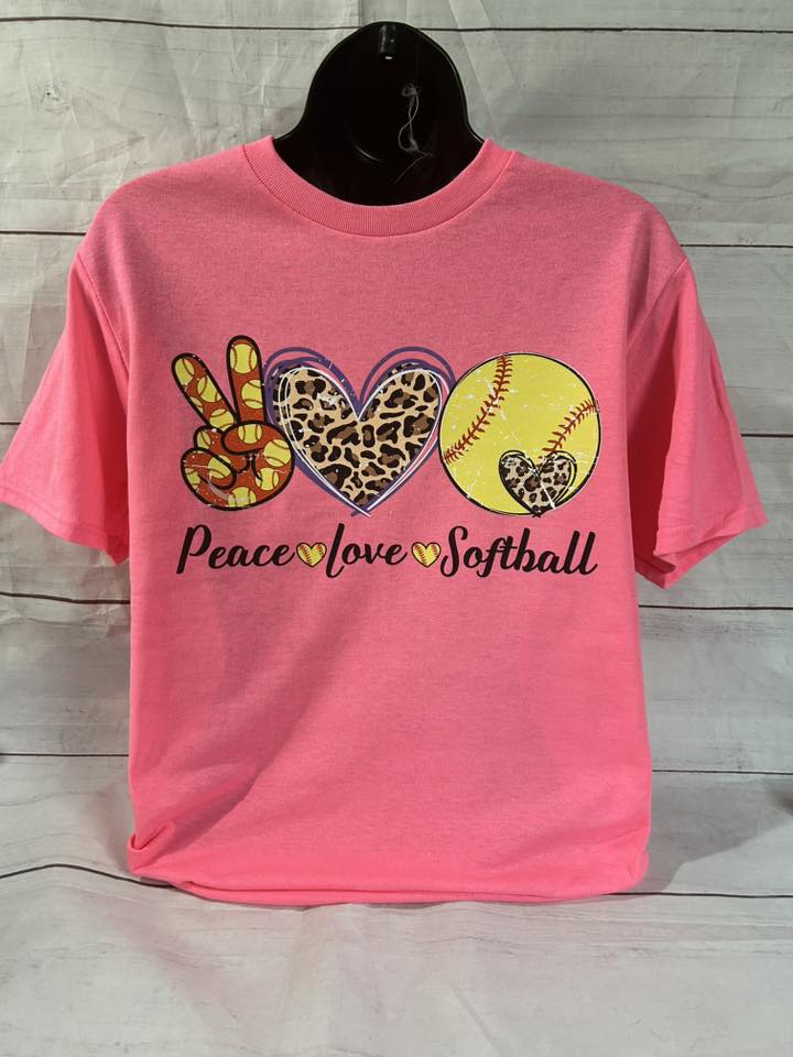 Peace Love Softball