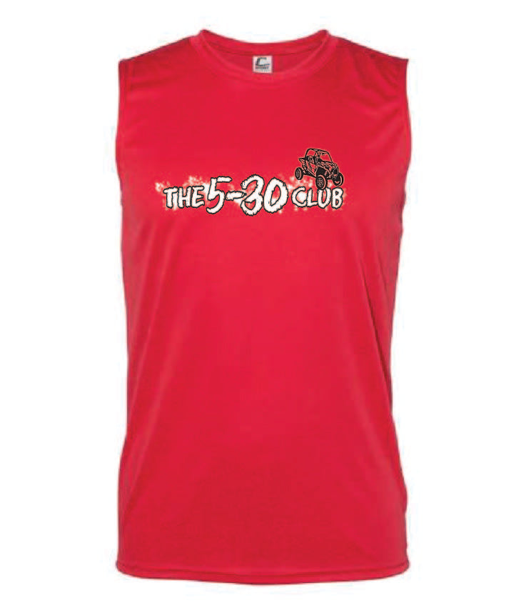The 5-30 Club Men's Sleeveless Performance wear shirt