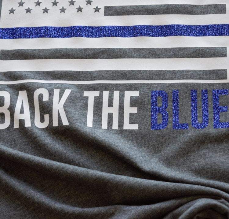 Back the Blue -- Deep Heather