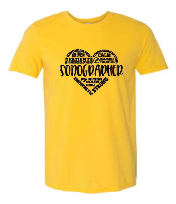 Heart Sonography tshirt
