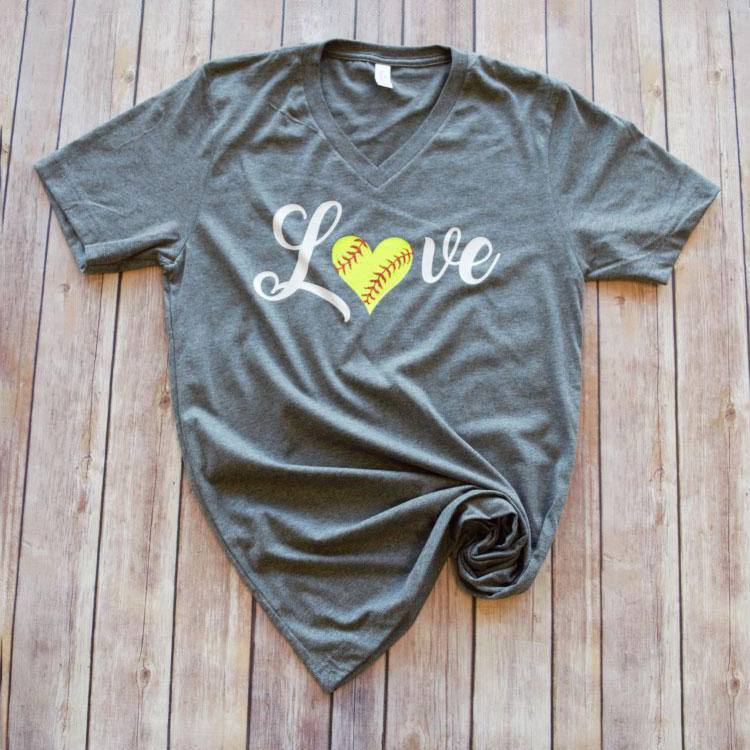 Love Softball -- Deep Heather