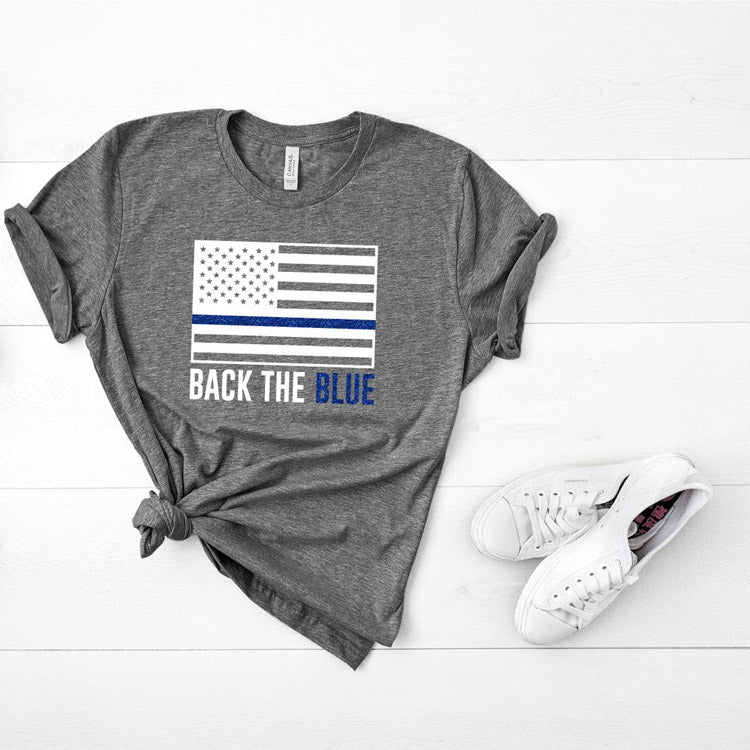 Back the Blue -- Deep Heather