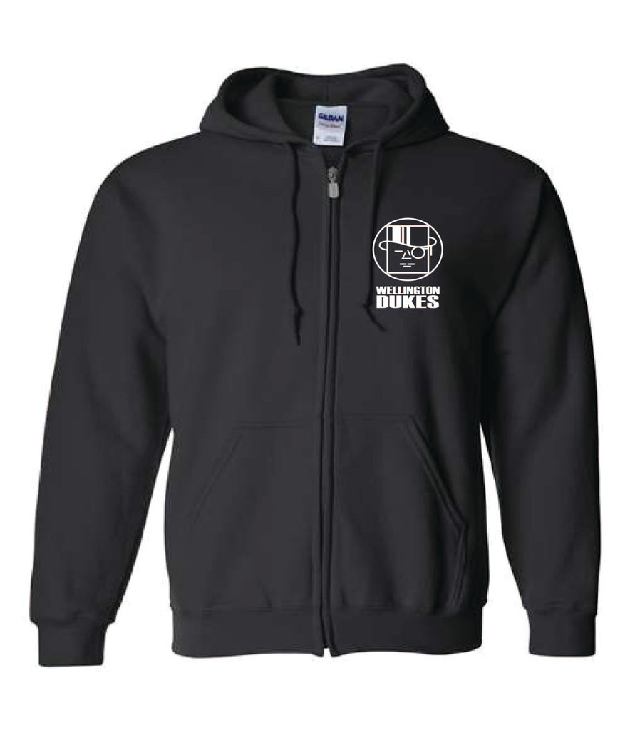Wellington Black zip up hoodie