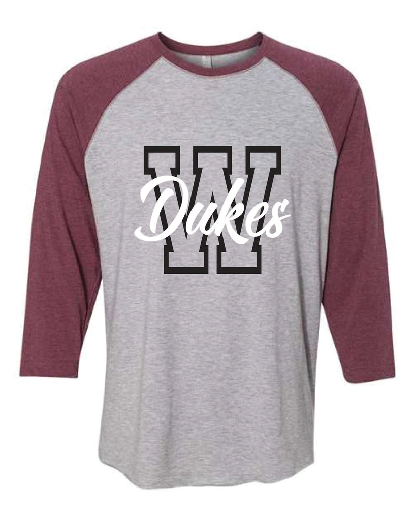 Dukes Raglan 3/4 Sleeve