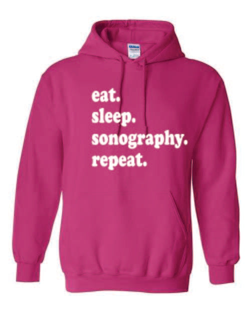 Eat Sleep Sonography Hoodie