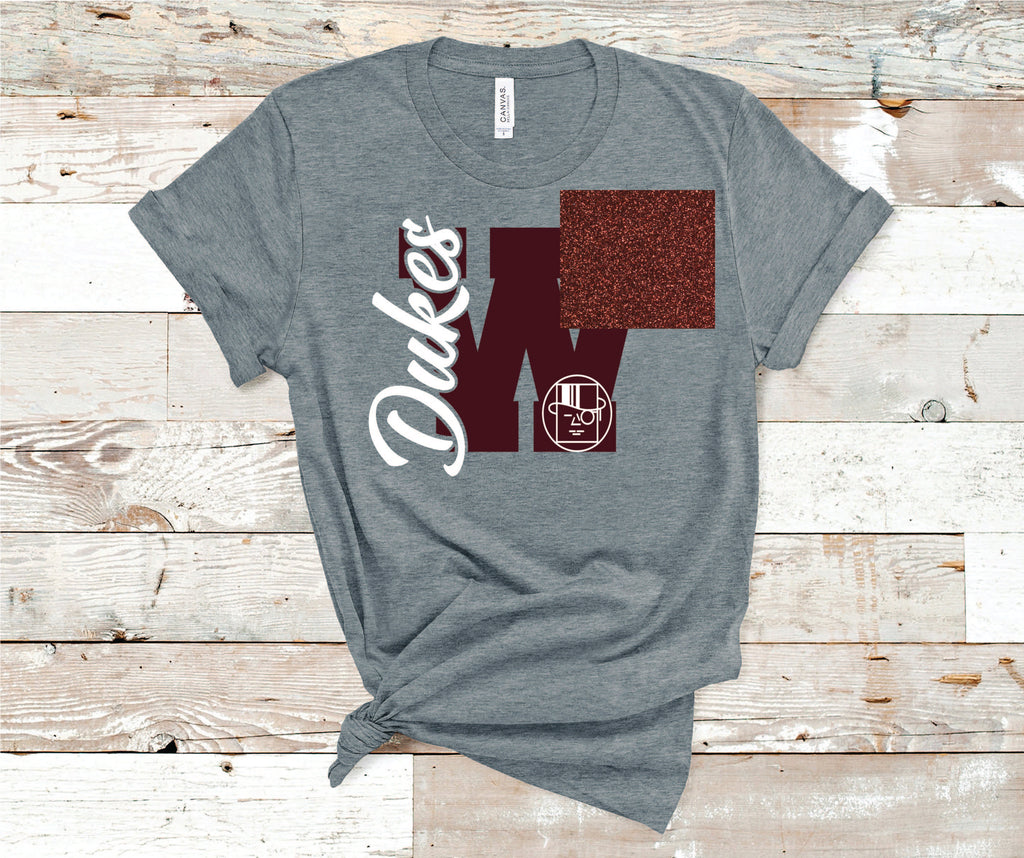 Vertical Dukes WITH GLITTER W