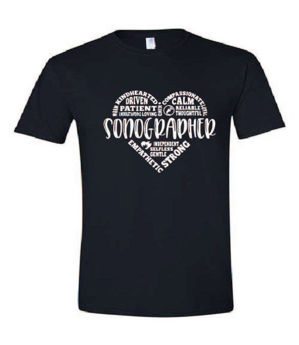 Heart Sonography tshirt