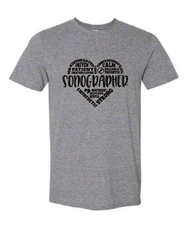 Heart Sonography tshirt