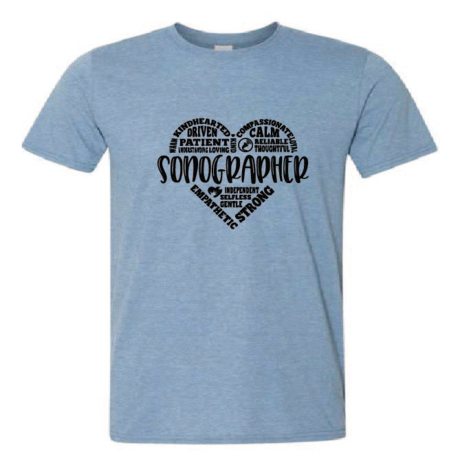 Heart Sonography tshirt
