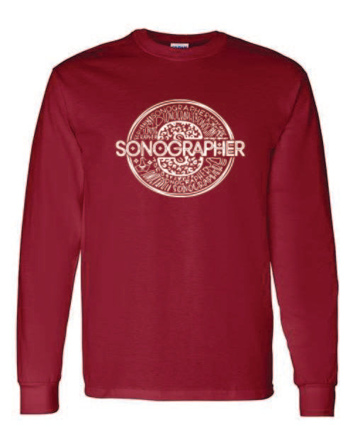 Circle Sonographer Crew Long Sleeve Tshirt