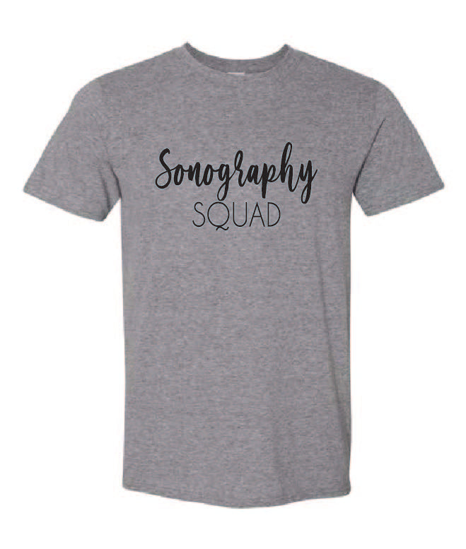 Sonography squad tshirt design 2